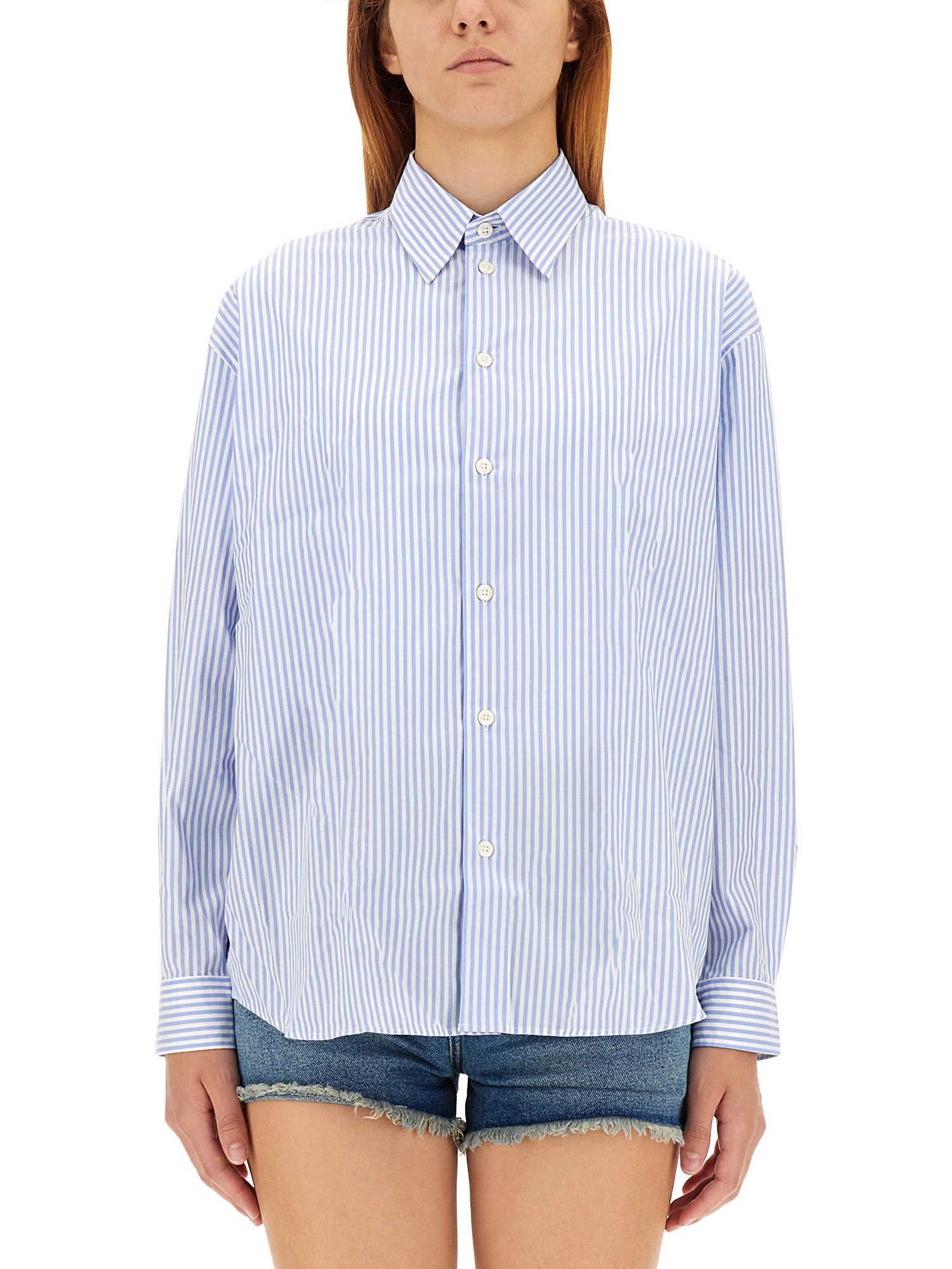 SPORTY AND RICH SHIRT WITH STRIPE PATTERN