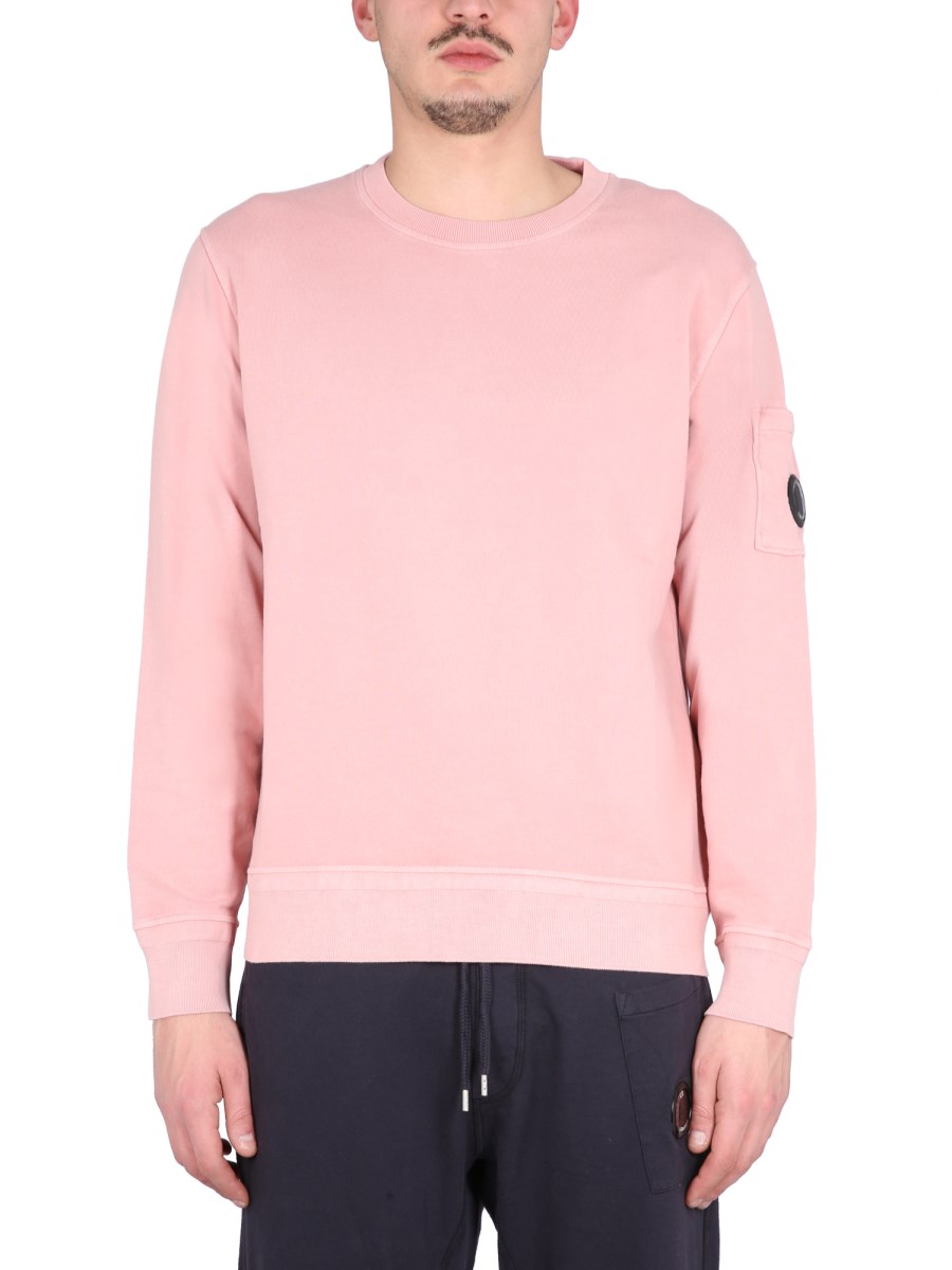 Cp company hotsell sweatshirt pink