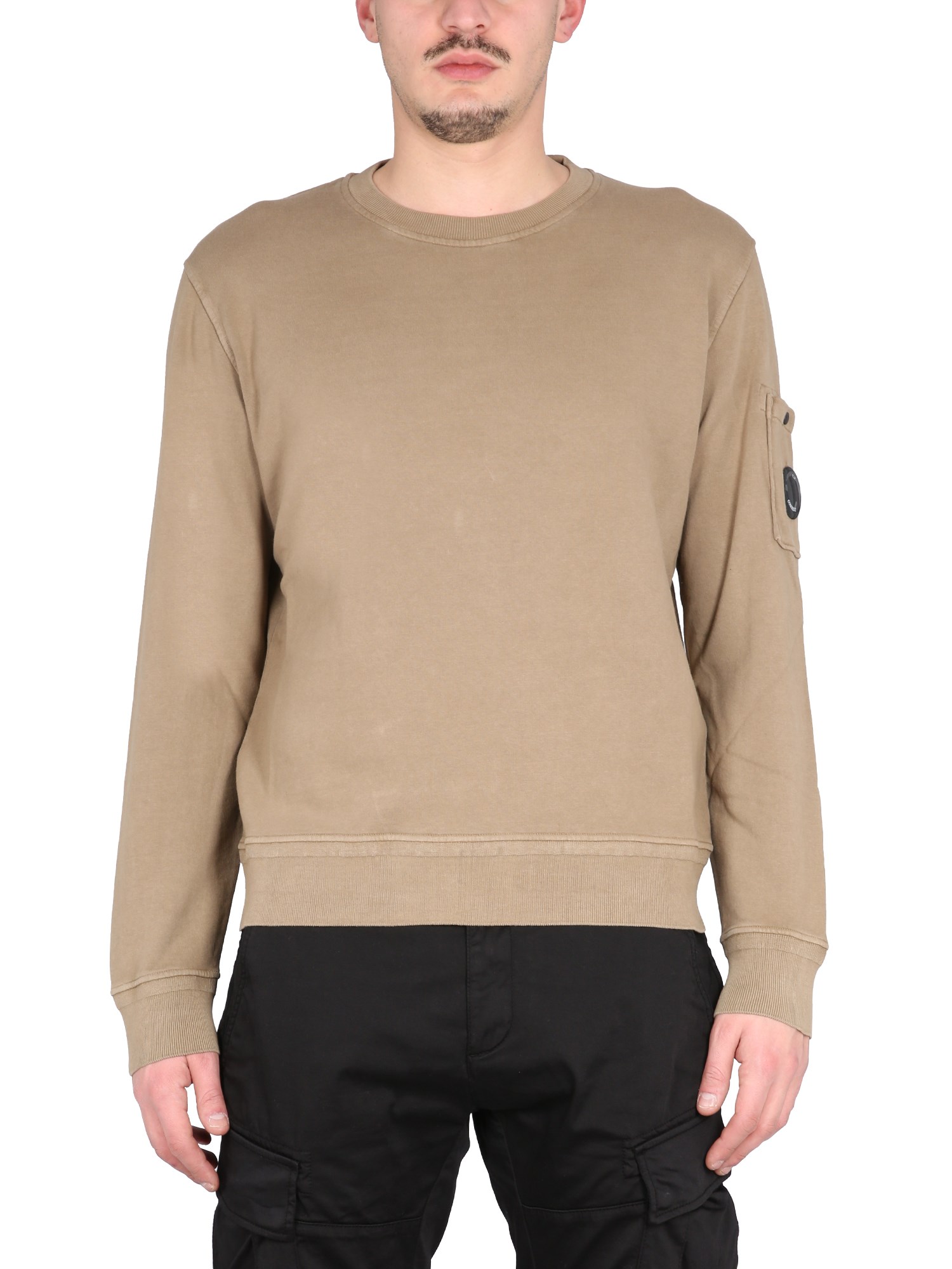 C.p. Company C. P. Company Man Sweatshirt Khaki Size 3xl Cotton In Grey