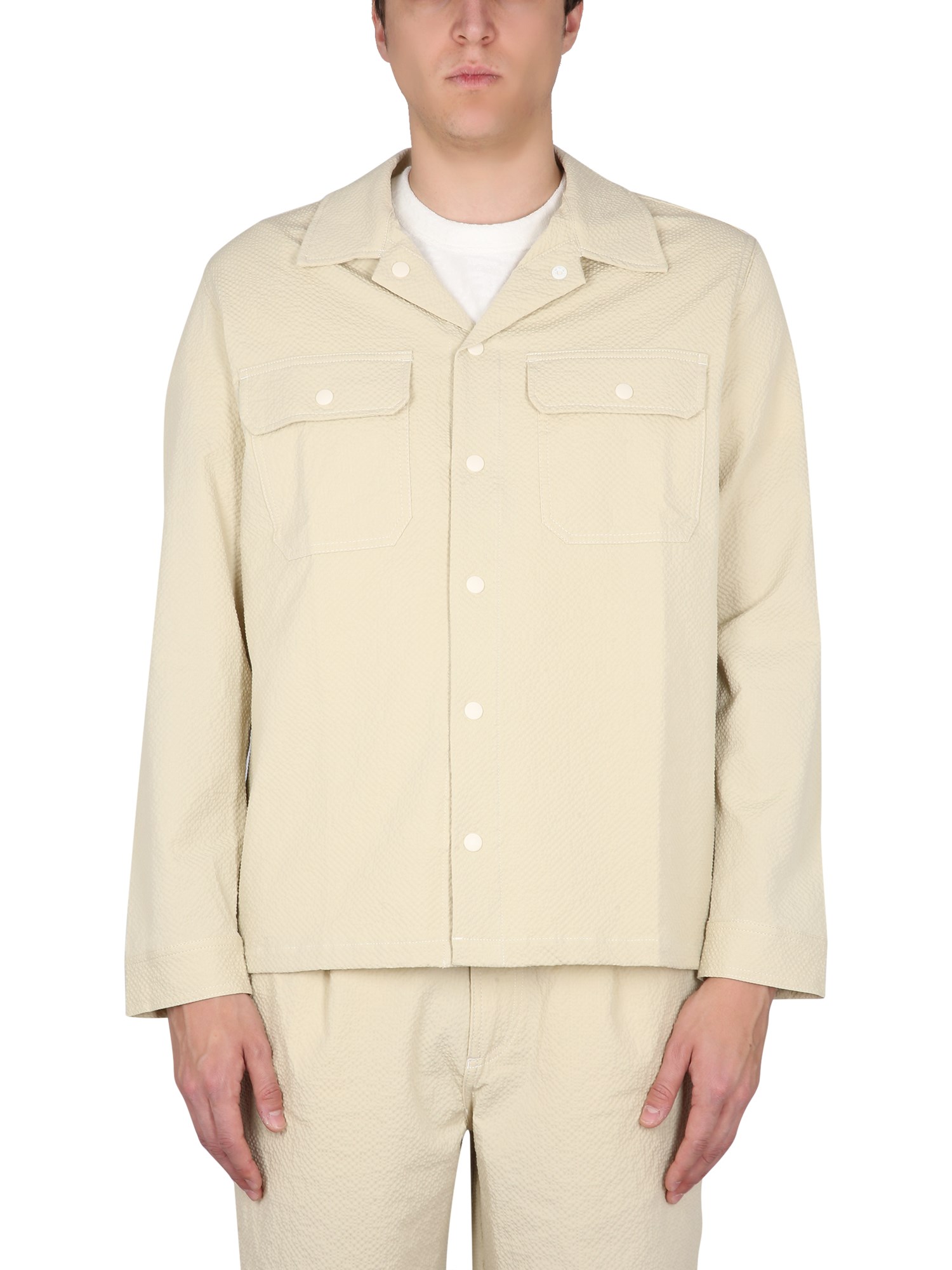 Howlin' Howlin Sand Stretch Cotton Magic Work Shirt In Neutral