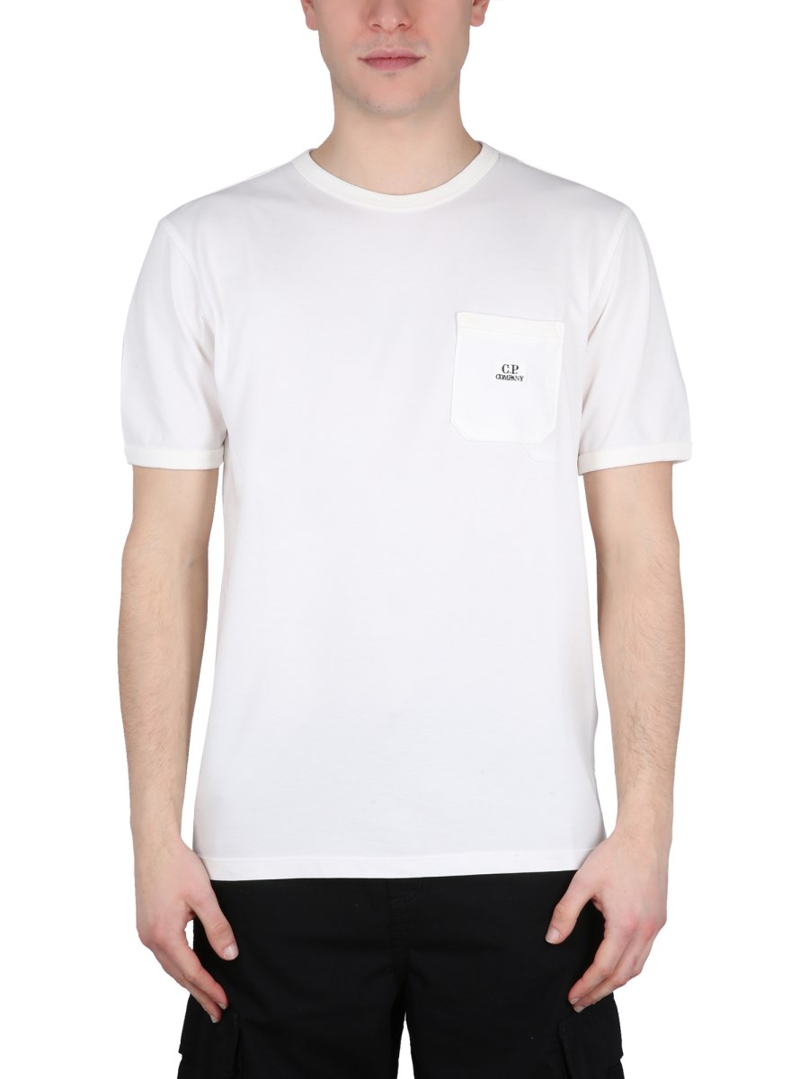 C.P. COMPANY T-SHIRT IN COTONE CON LOGO