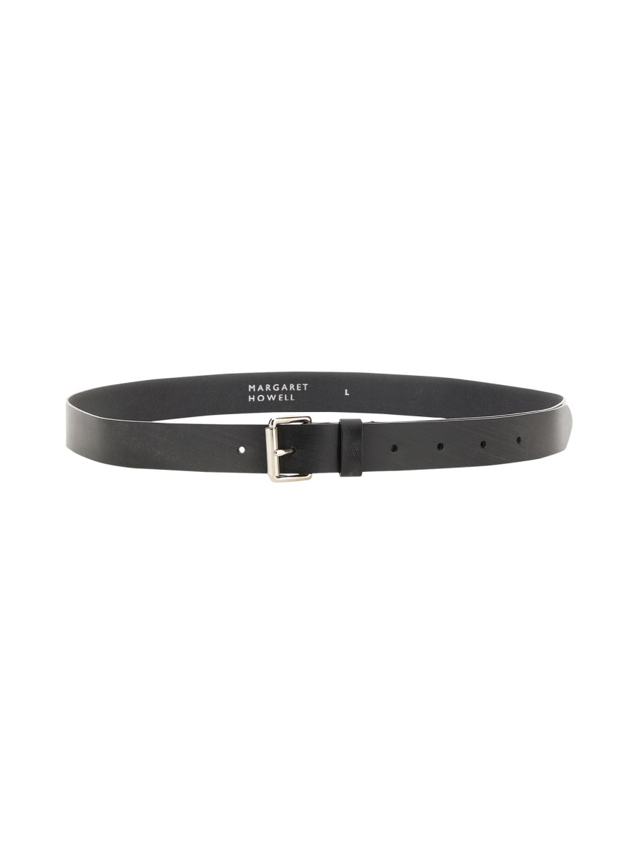 MARGARET HOWELL - SMOOTH LEATHER BELT - Eleonora Bonucci