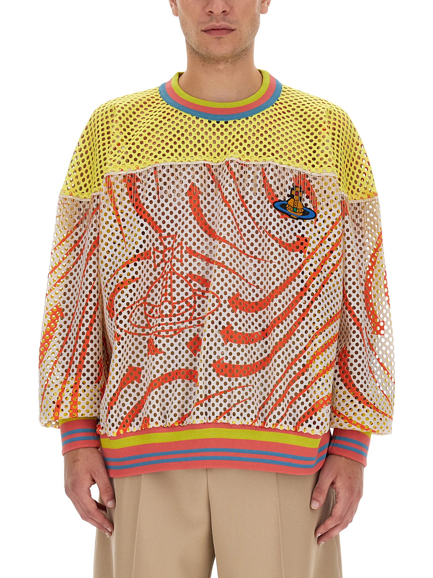 Shop Vivienne Westwood Fresh Sweatshirt In Multicolour