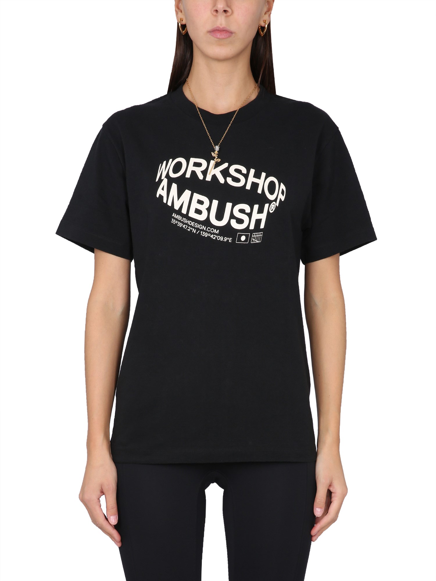 Shop Ambush Revolve T-shirt In Black