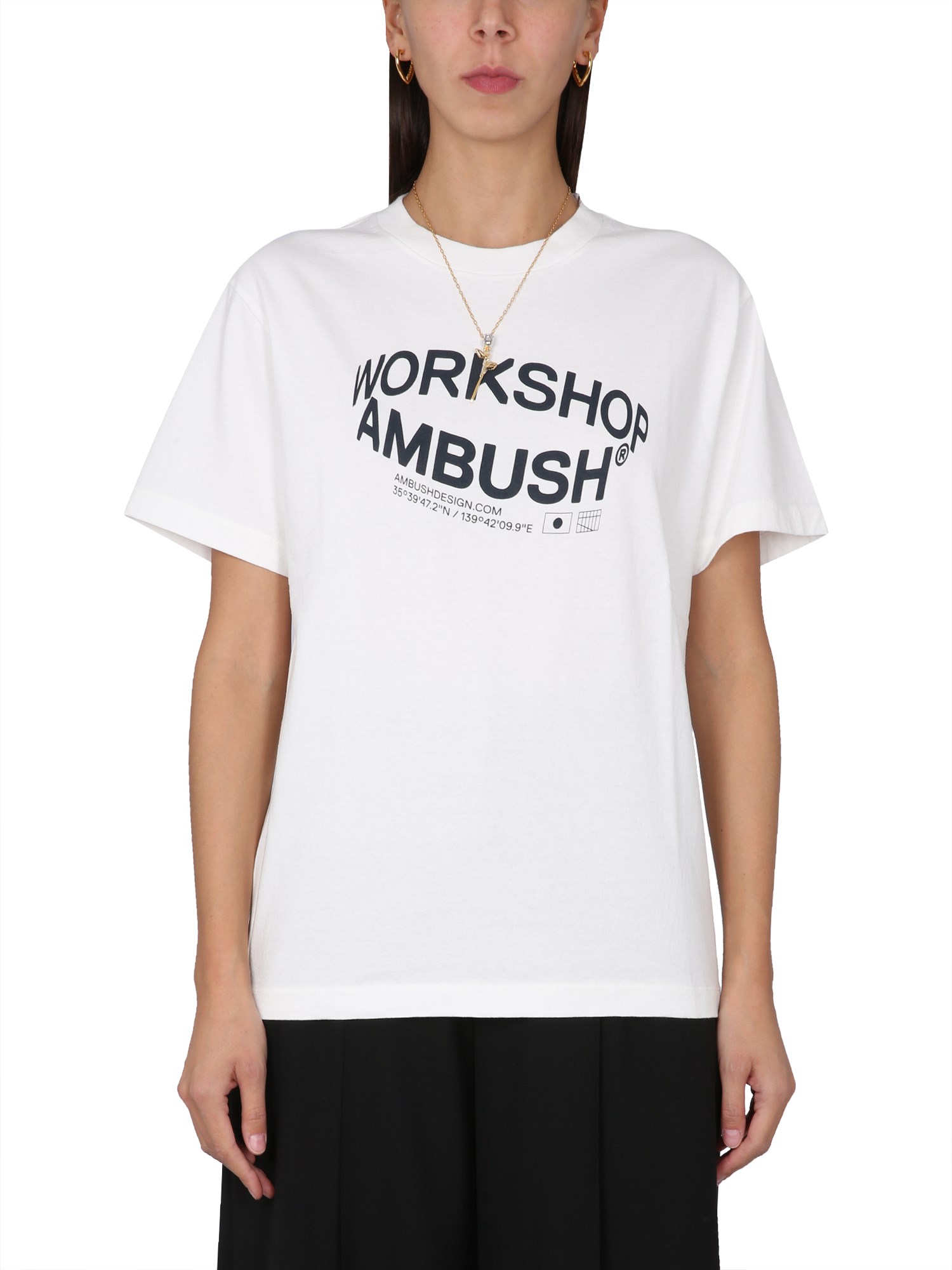 Shop Ambush Revolve T-shirt In White