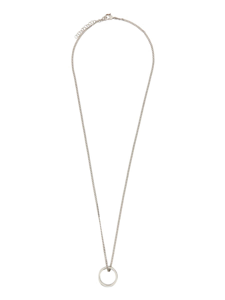 MM6 MAISON MARGIELA - BRASS LOGO NECKLACE - Eleonora Bonucci