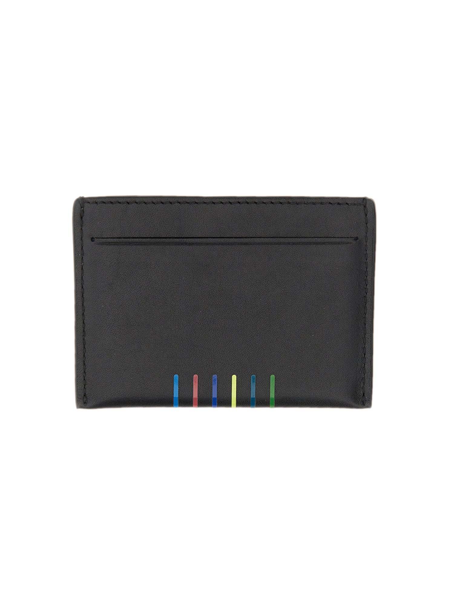 Ps By Paul Smith Stripe Wallet In Black