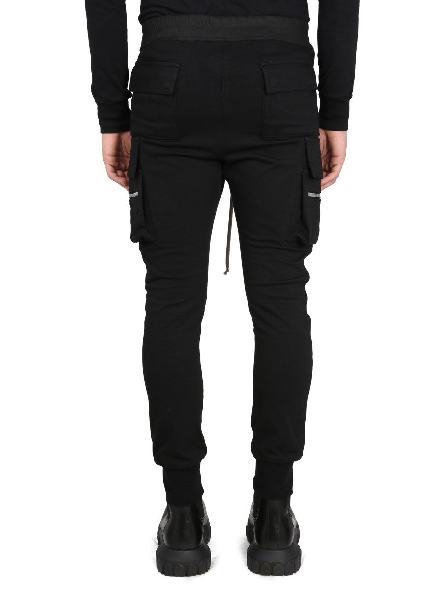 NEW* RICK OWENS SS21 BAUHAUS CARGO JOGGERS DRAWSTRING UNISEX