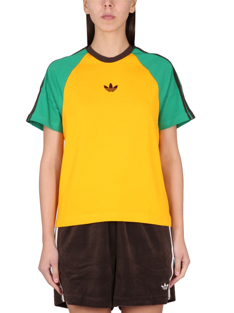 ADIDAS X WALES BONNER - COTTON JERSEY T-SHIRT WITH LOGO - Eleonora