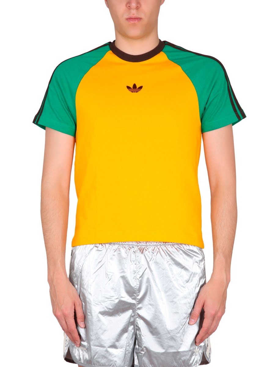 ADIDAS X WALES BONNER - COTTON JERSEY T-SHIRT WITH LOGO ADIDAS X WALES BONNER - COTTON JERSEY T-SHIRT WITH LOGO