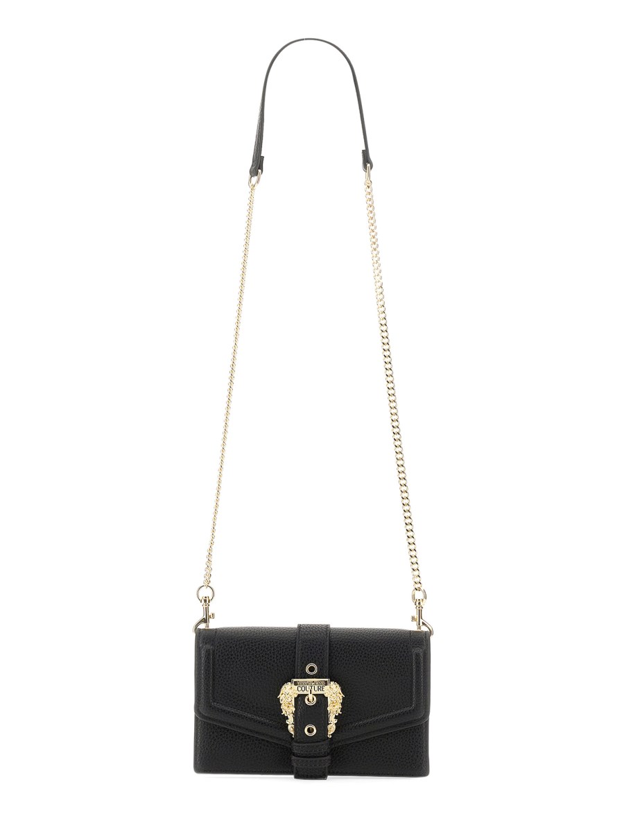 VERSACE JEANS COUTURE - COUTURE 1 FAUX LEATHER CLUTCH BAG