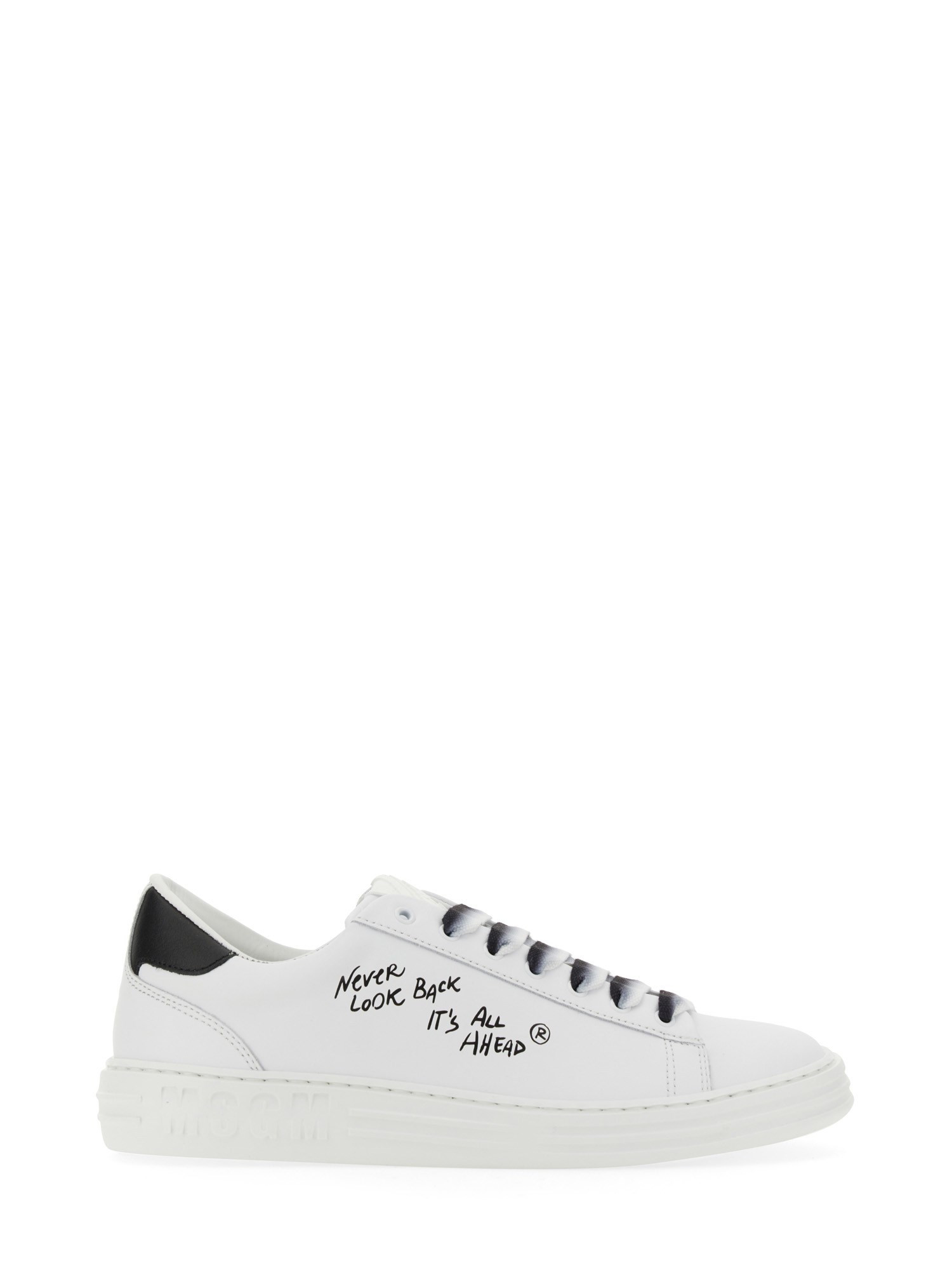 msgm leather sneaker