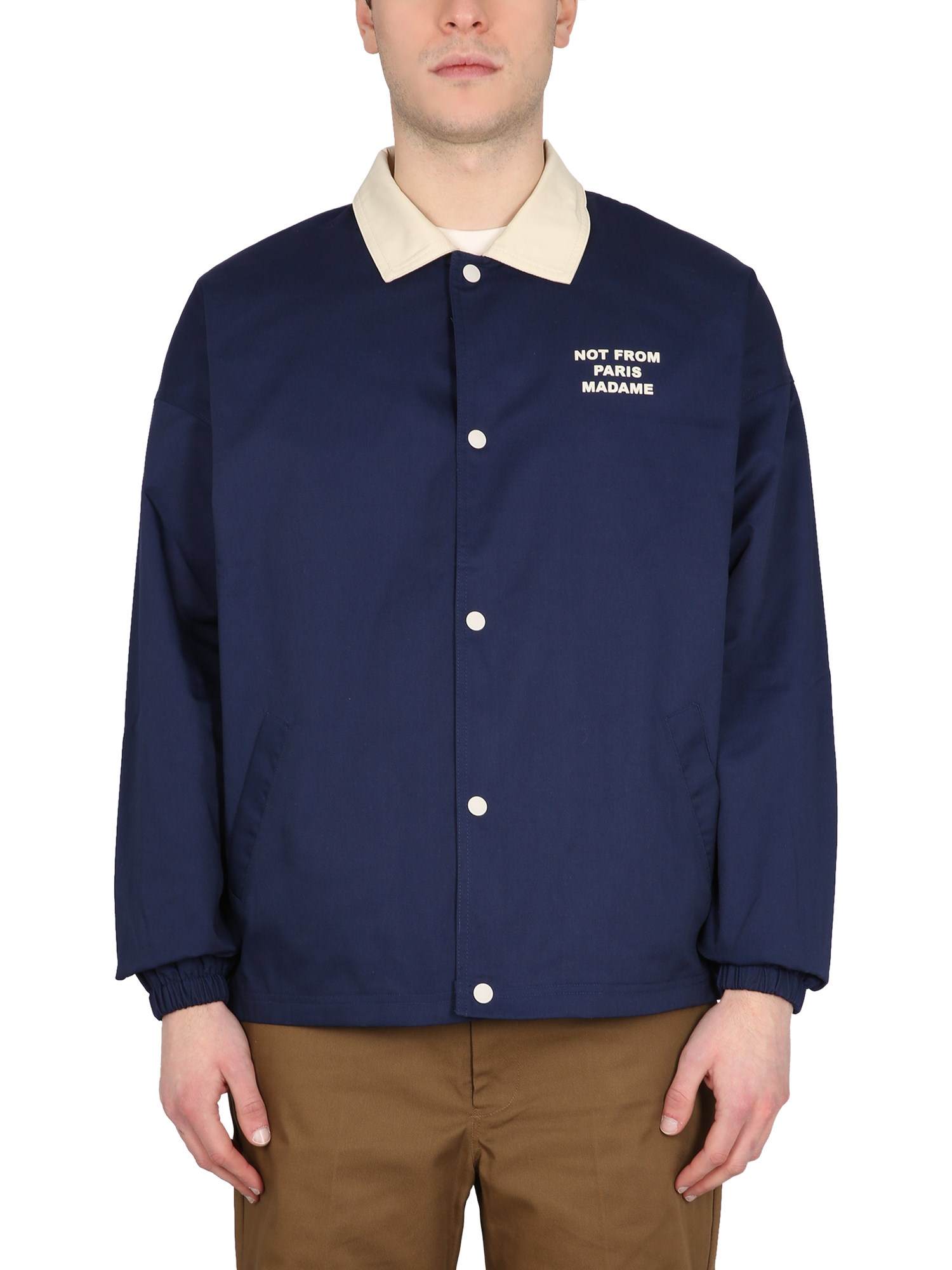 Drôle De Monsieur Drole De Monsieur Jacket Shirt In Blue