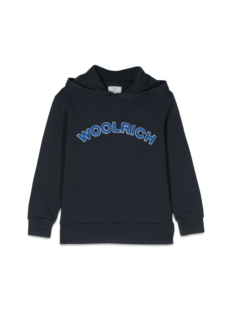 WOOLRICH varsity logo hoodie Eleonora Bonucci