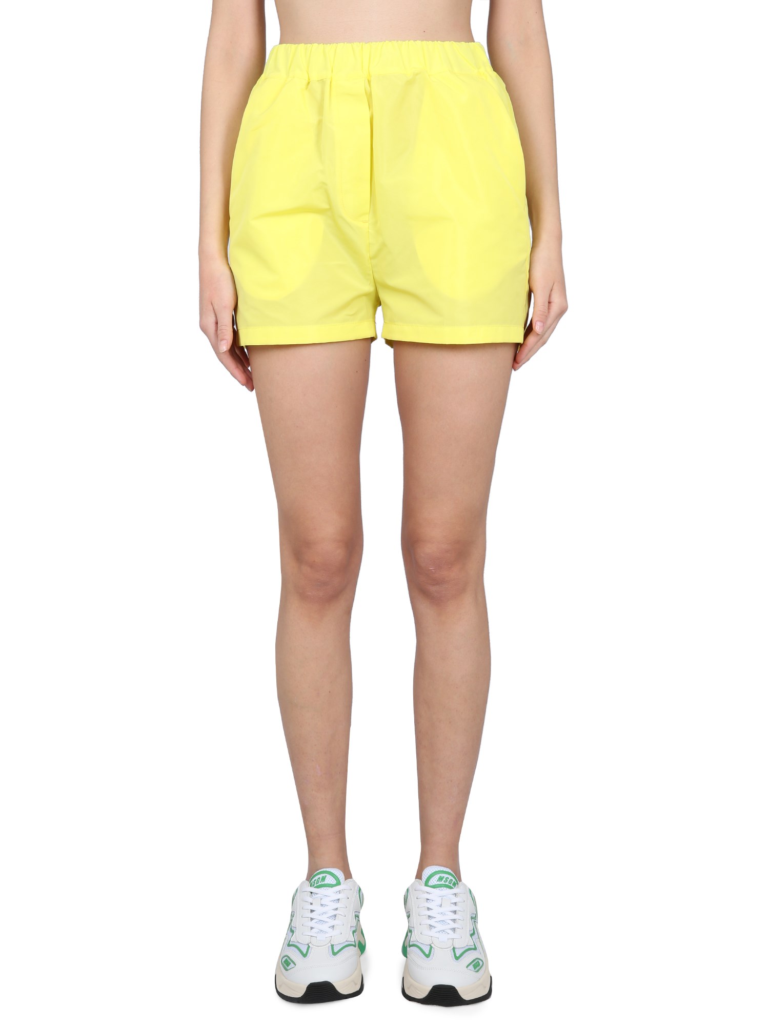 msgm shorts with elastic