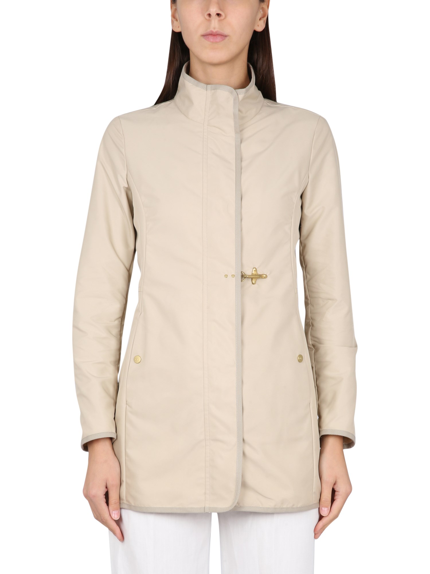 Shop Fay Easy Virginia Jacket In Beige