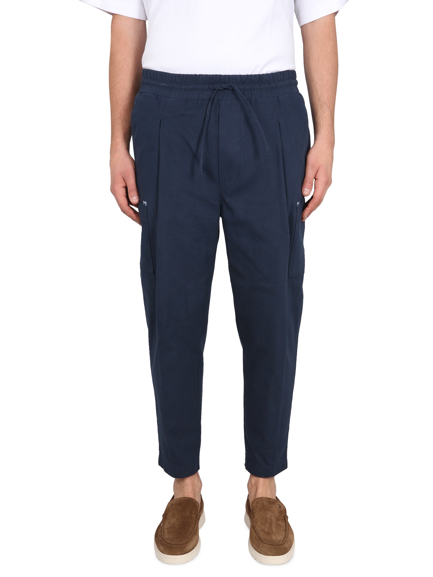 Drôle De Monsieur Drole De Monsieur Le Pantalon Signature Cargo In Blue