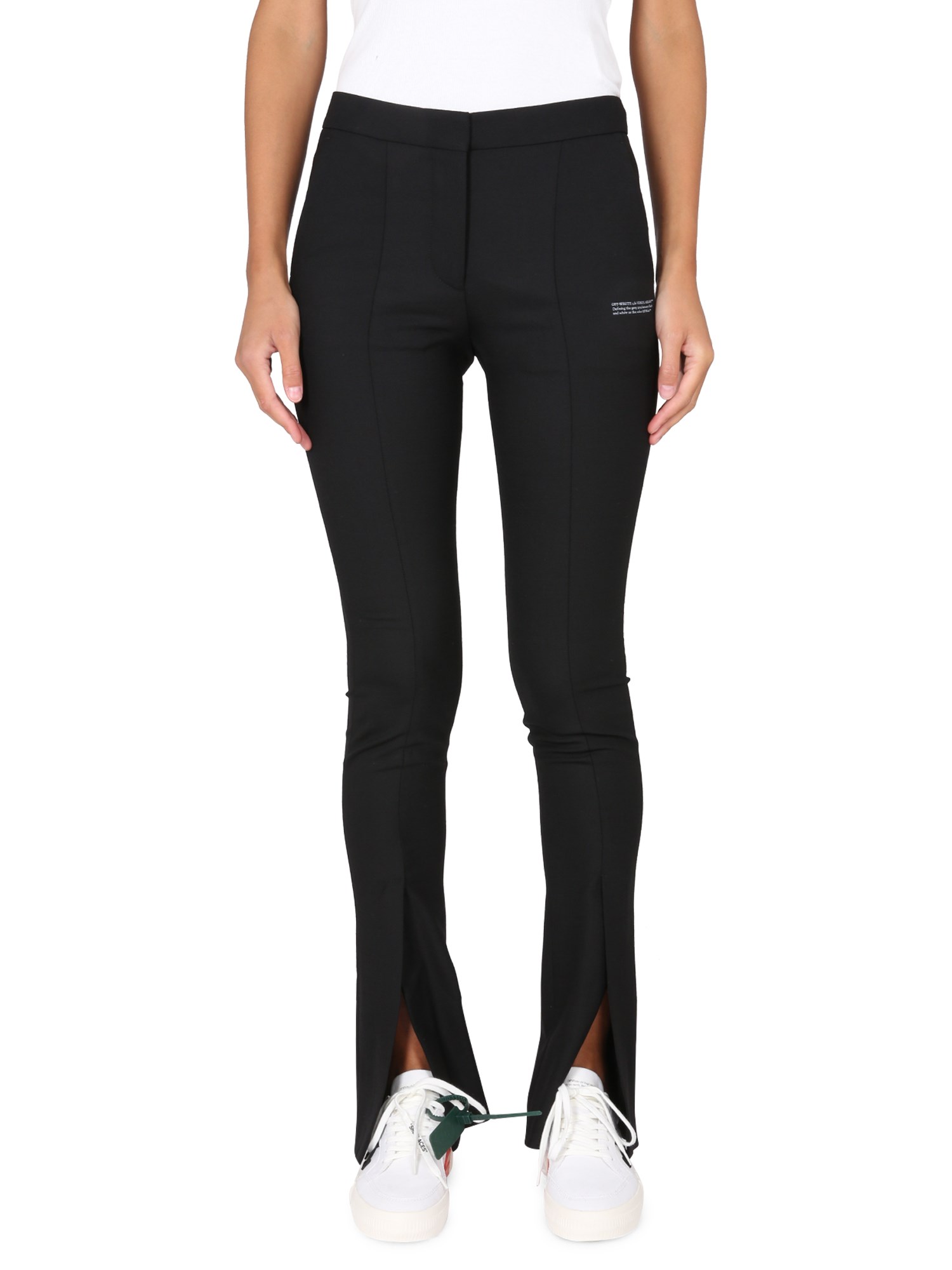 Shop Off-white Corporate Tailored Pants In Black
