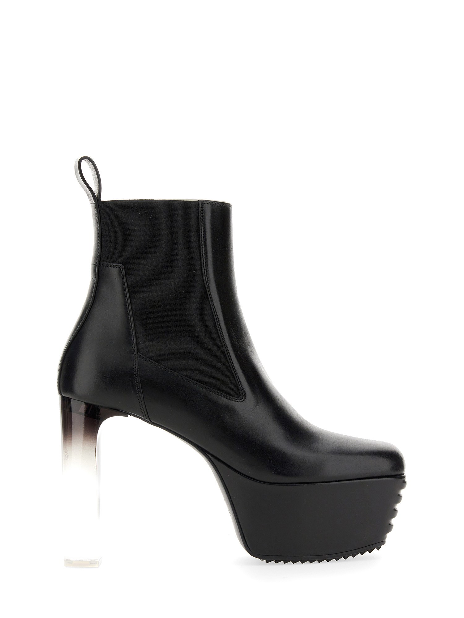 Shop Rick Owens Minimal Grill Beatle Boot In Black