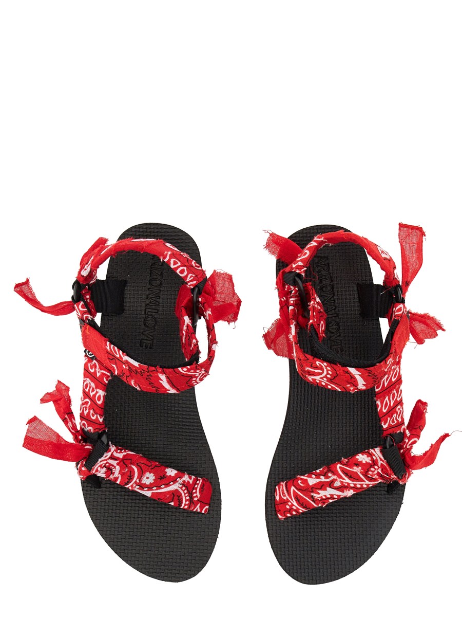 ARIZONA LOVE TREKKY SANDAL WITH PAISLEY PATTERN Eleonora Bonucci