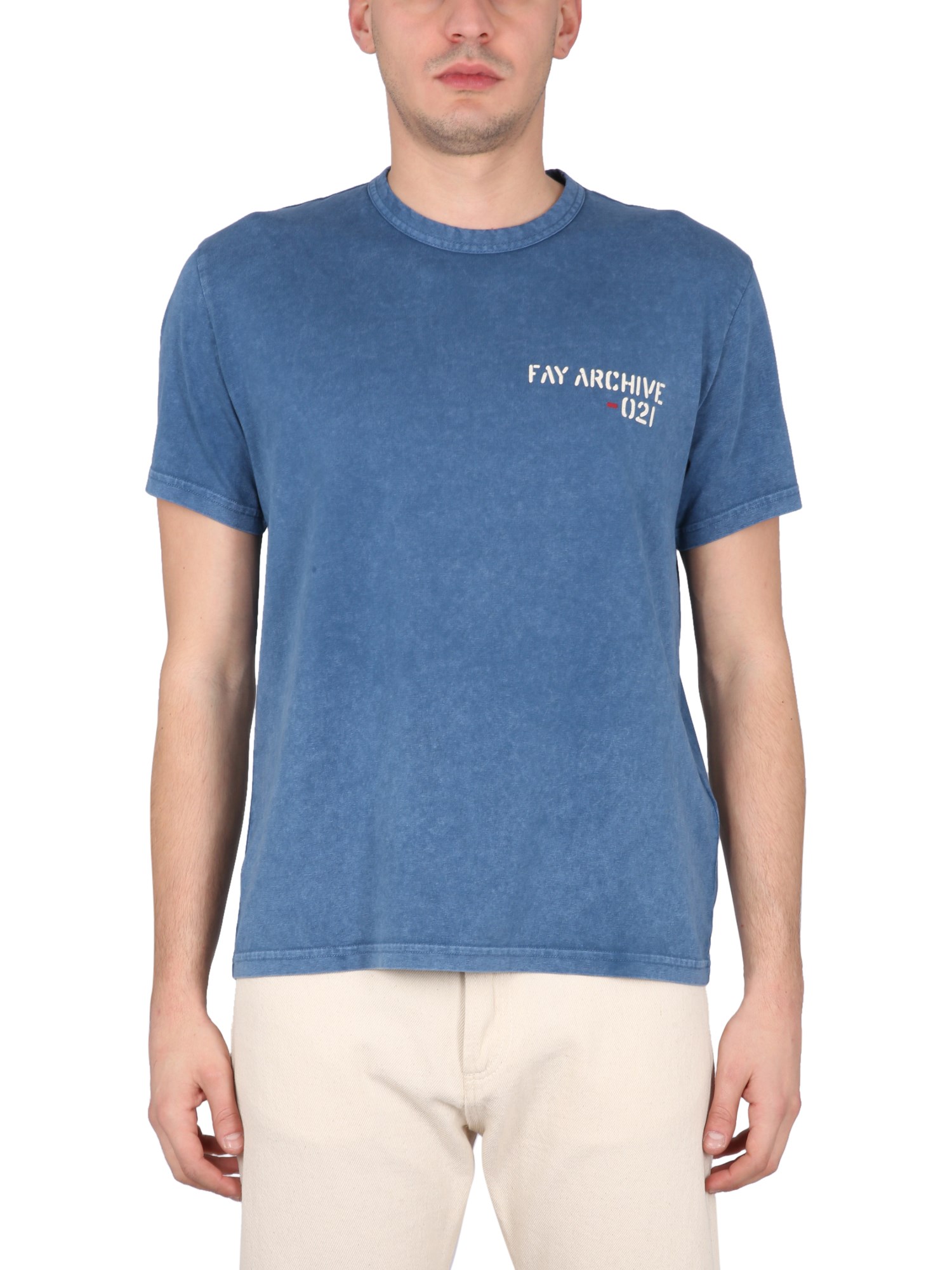 fay crewneck t-shirt