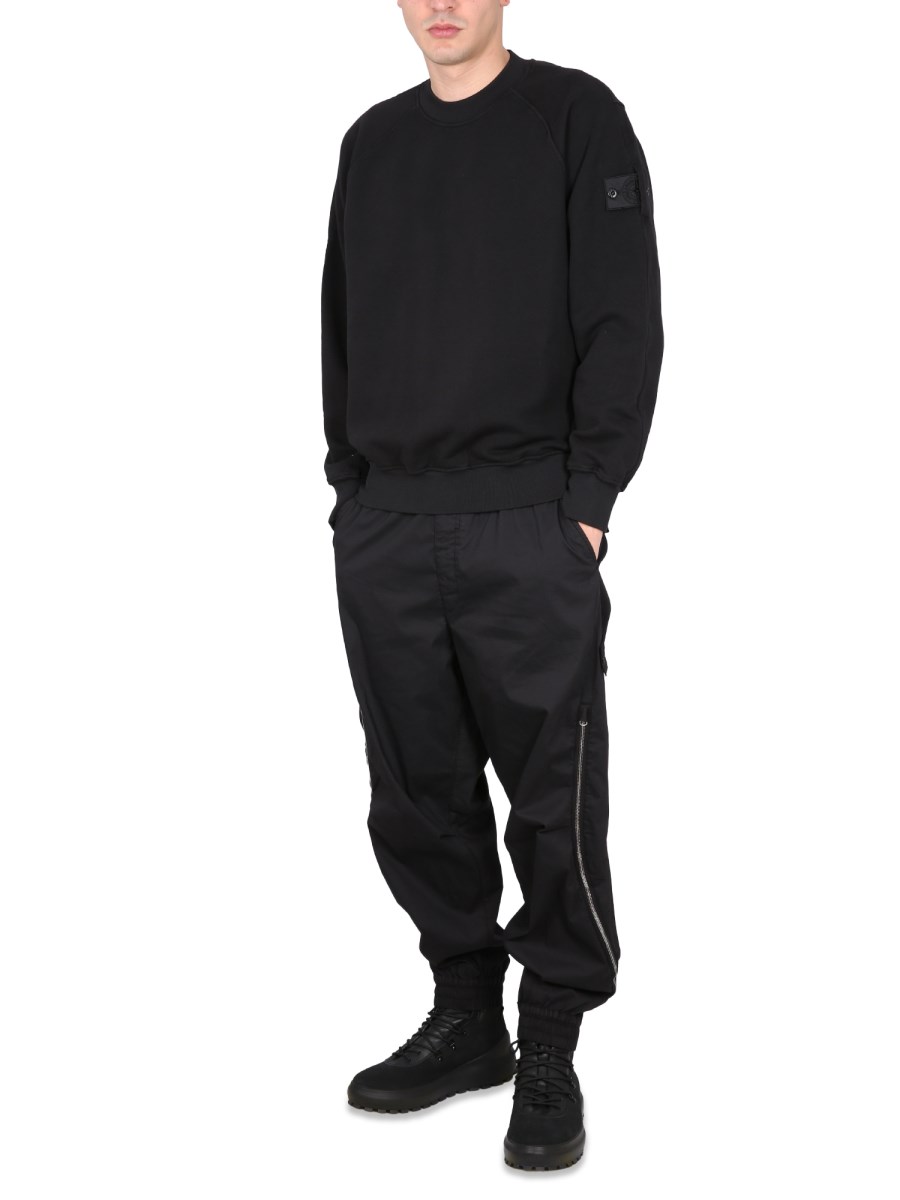 STONE ISLAND SHADOW PROJECT - COTTON CARGO PANTS WITH COMPASS LOGO PATCH -  Eleonora Bonucci