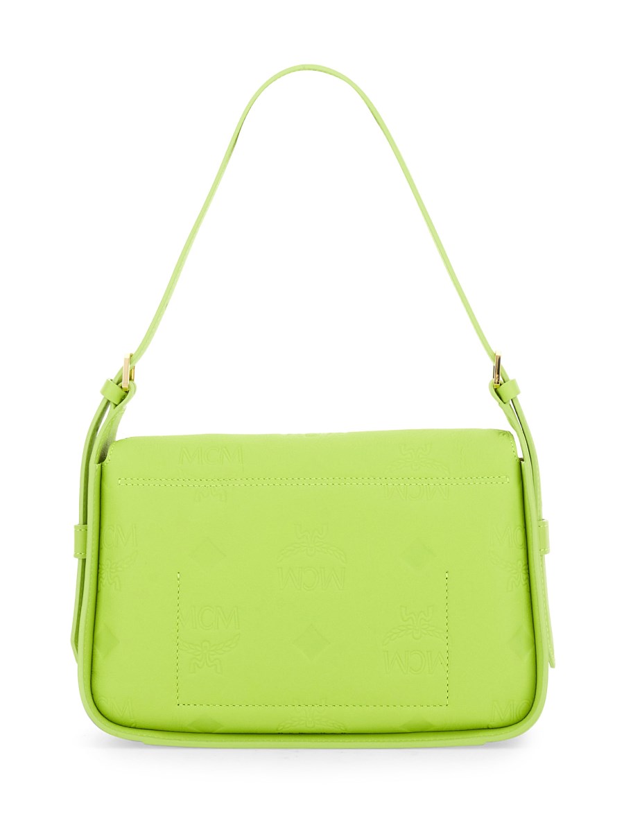 MCM LEATHER AREN FLAP HOBO BAG Eleonora Bonucci