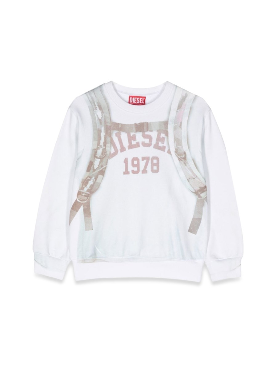 DIESEL KIDS FELPA GIROCOLLO SAFFY OVER