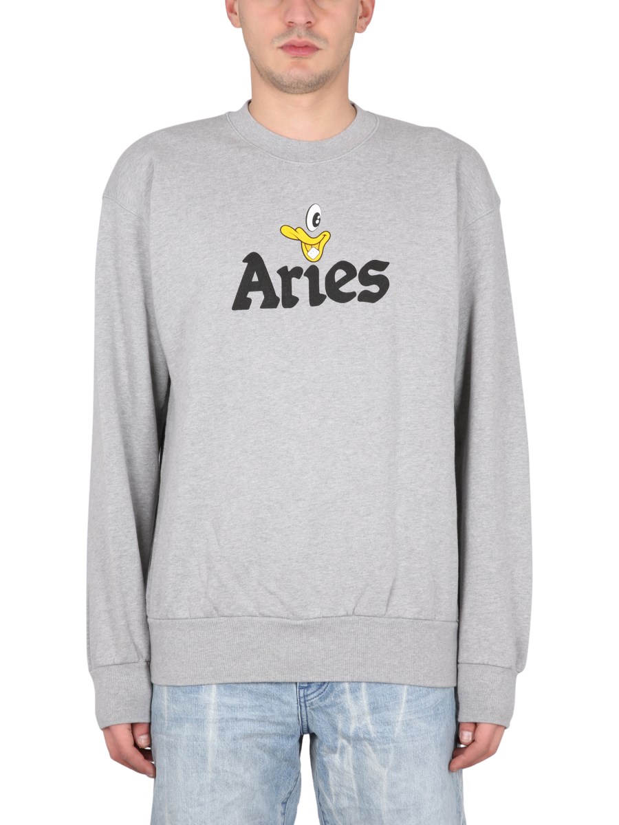 T-SHIRT DRESS WOMEN, Aries Arise COLUMN SWEATSHIRT