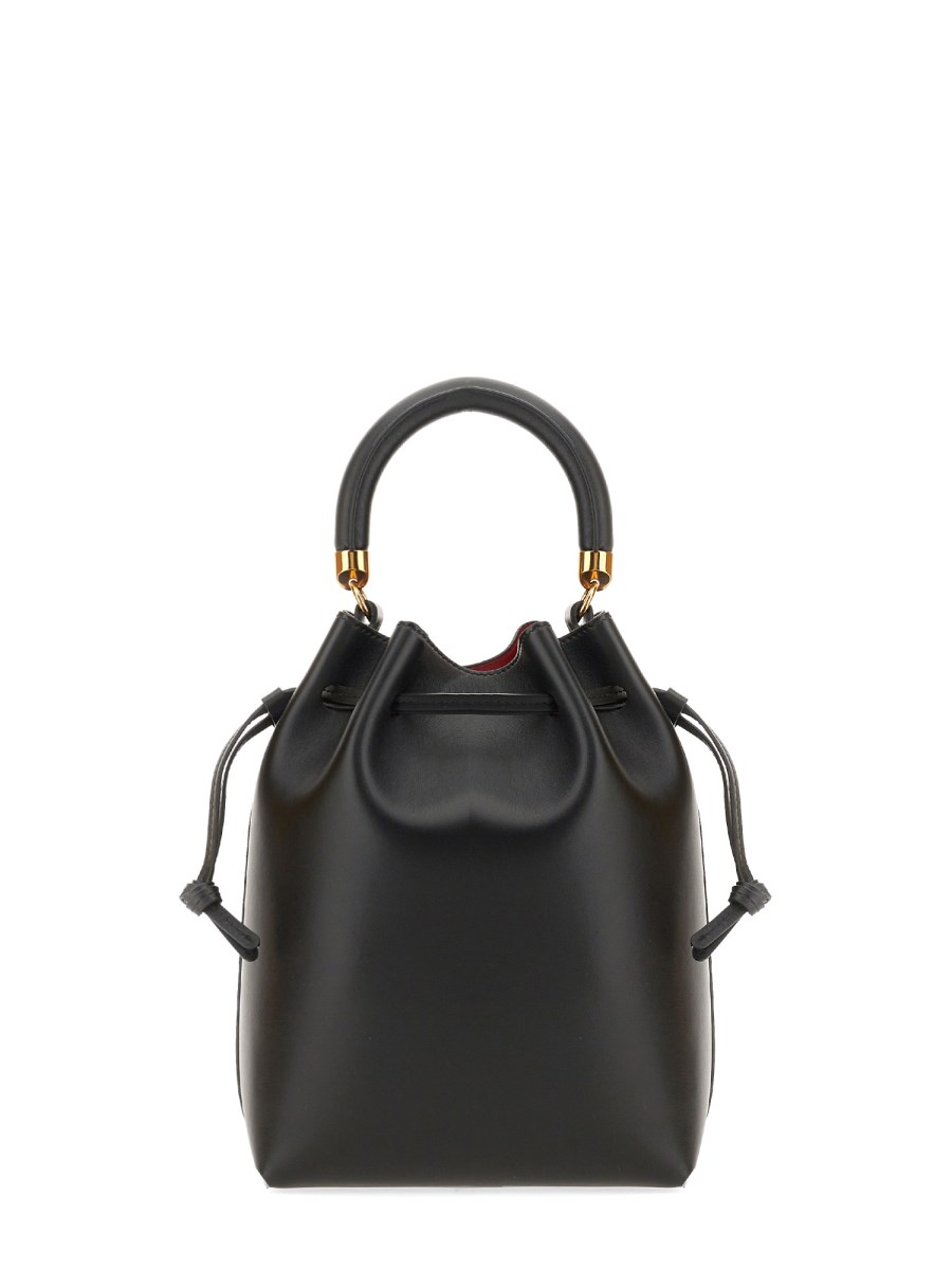 Mansur Gavriel Black Mini Bucket Bag