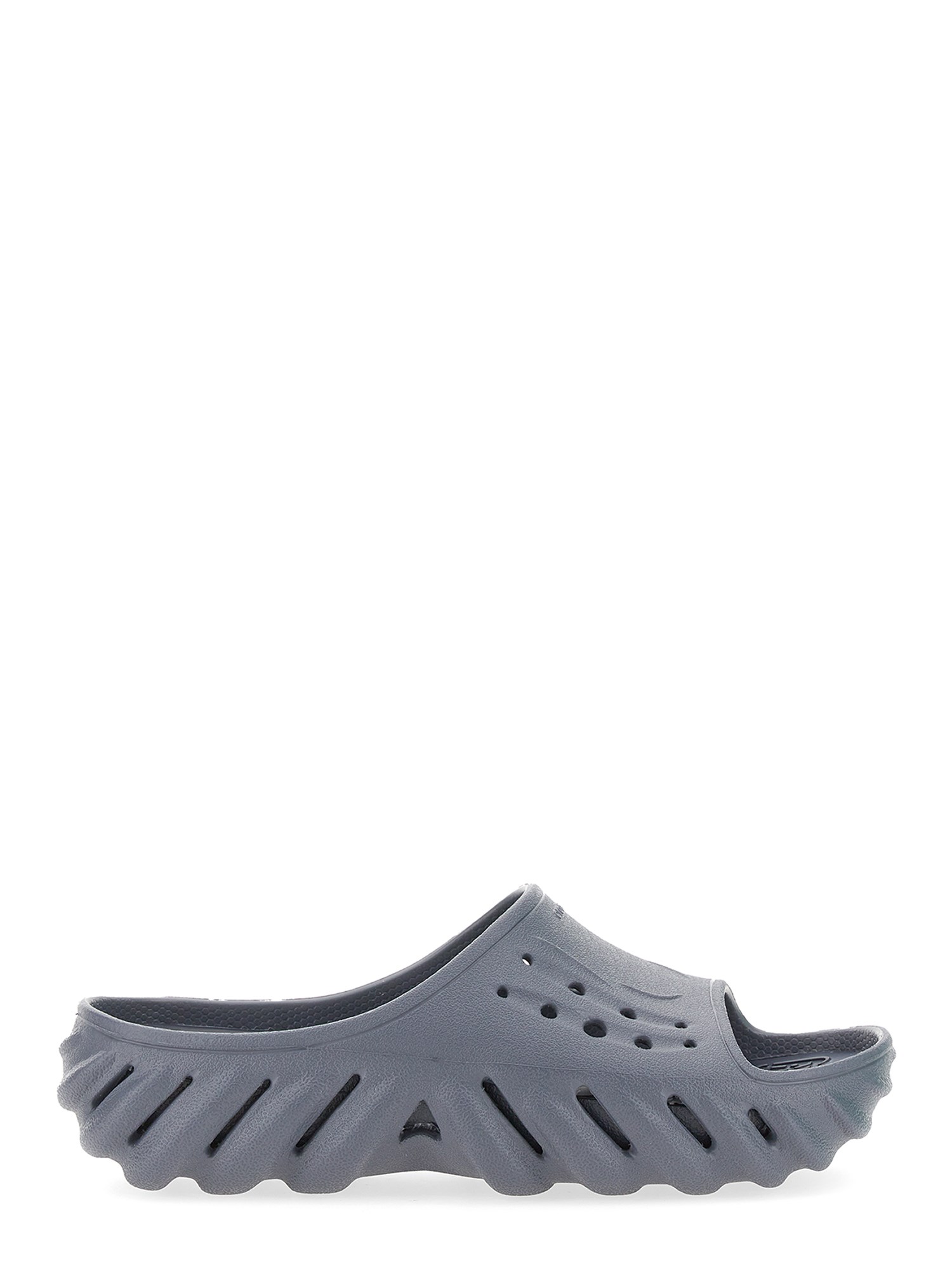 Crocs Echo Slide Sandals In Grey/black