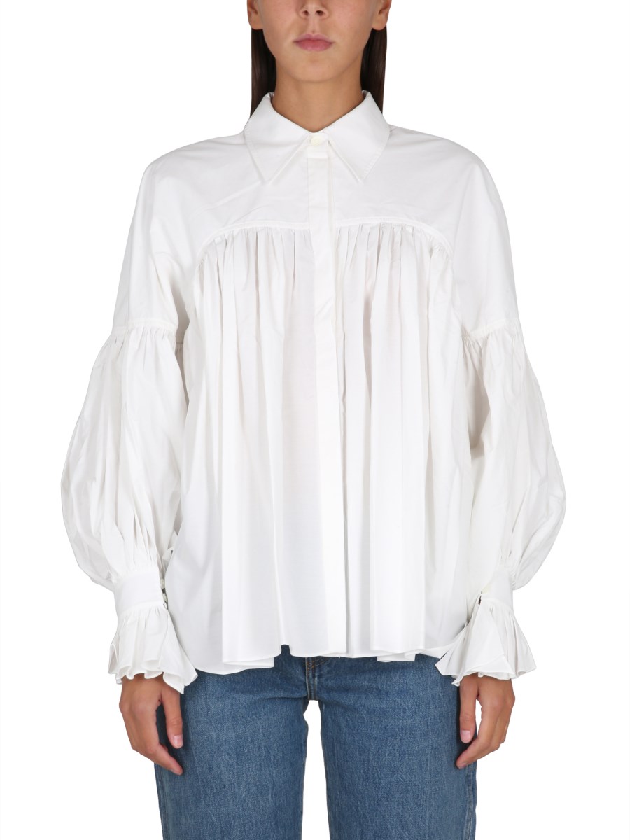 KHAITE - COTTON COLLIE SHIRT - Eleonora Bonucci