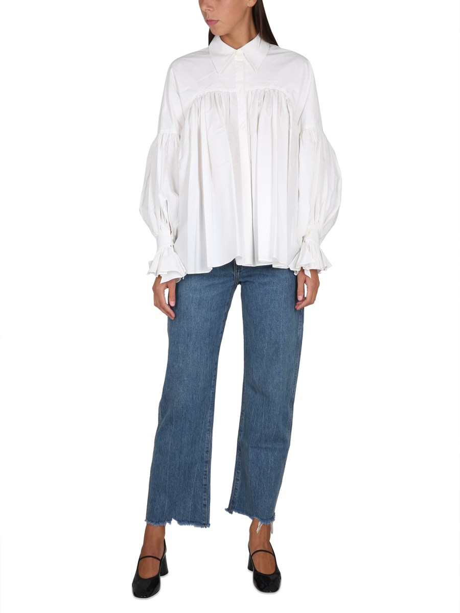 KHAITE - COTTON COLLIE SHIRT - Eleonora Bonucci