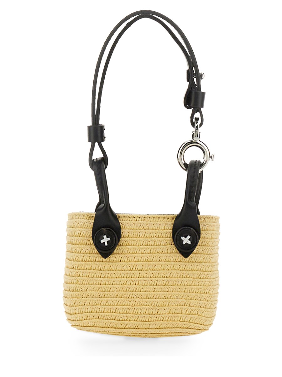 【MAISON MARGIELA】CELLULOSE WEAVE MICRO BAG Maison Margiela Cellulose weave micro bag | REVERSIBLE