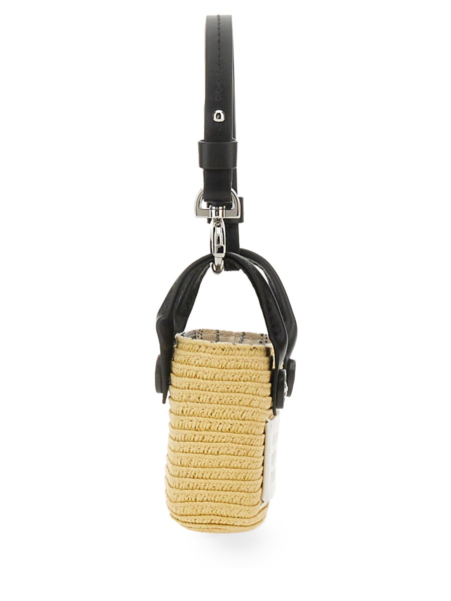 【MAISON MARGIELA】CELLULOSE WEAVE MICRO BAG Maison Margiela Cellulose weave micro bag | REVERSIBLE