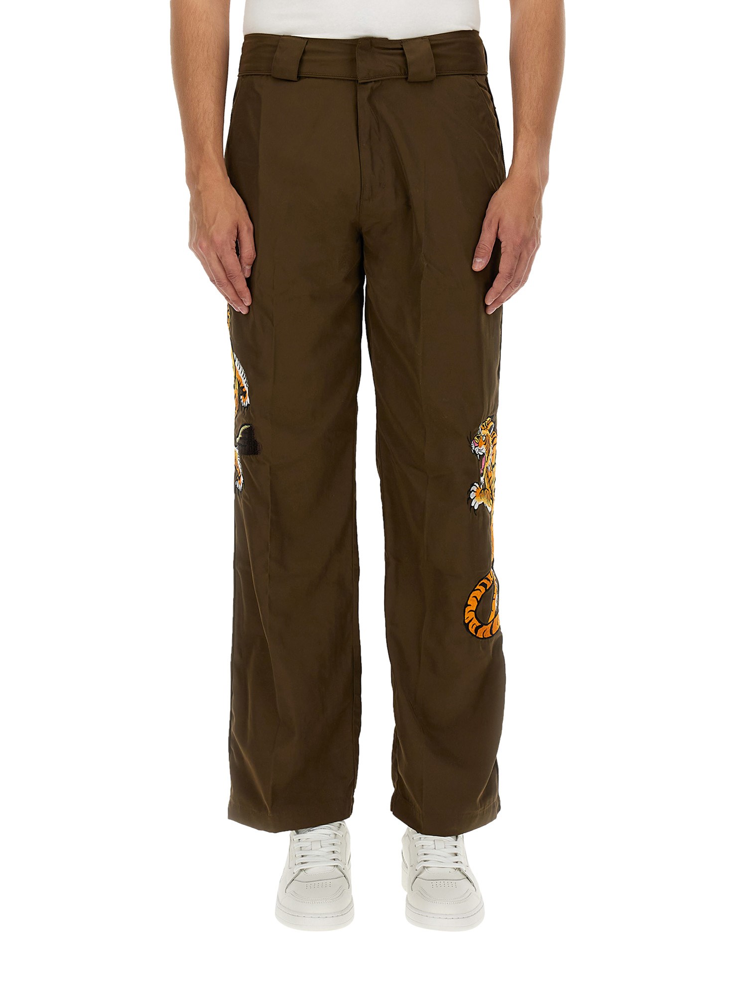 Shop Market Pants "tiger" In Brown