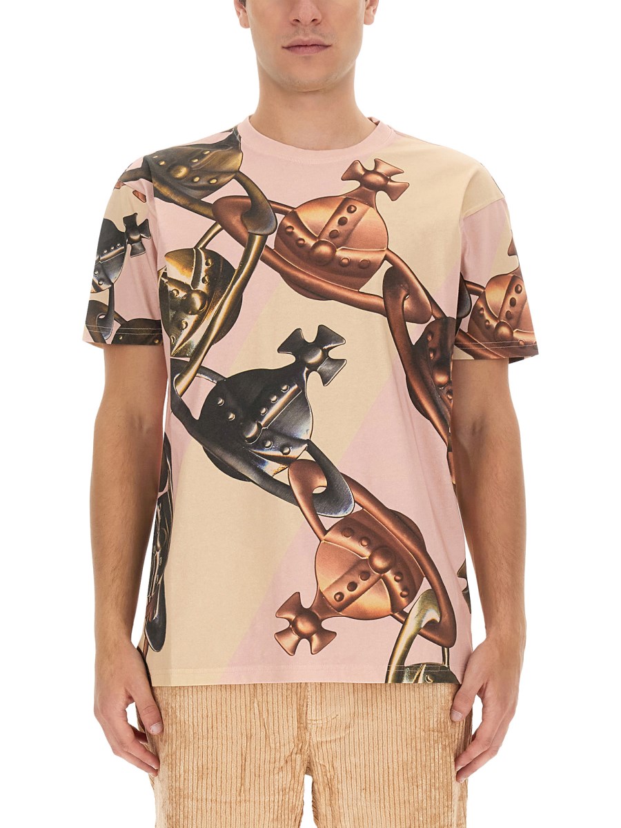 VIVIENNE WESTWOOD - COTTON JERSEY BOUCHER T-SHIRT - Eleonora Bonucci