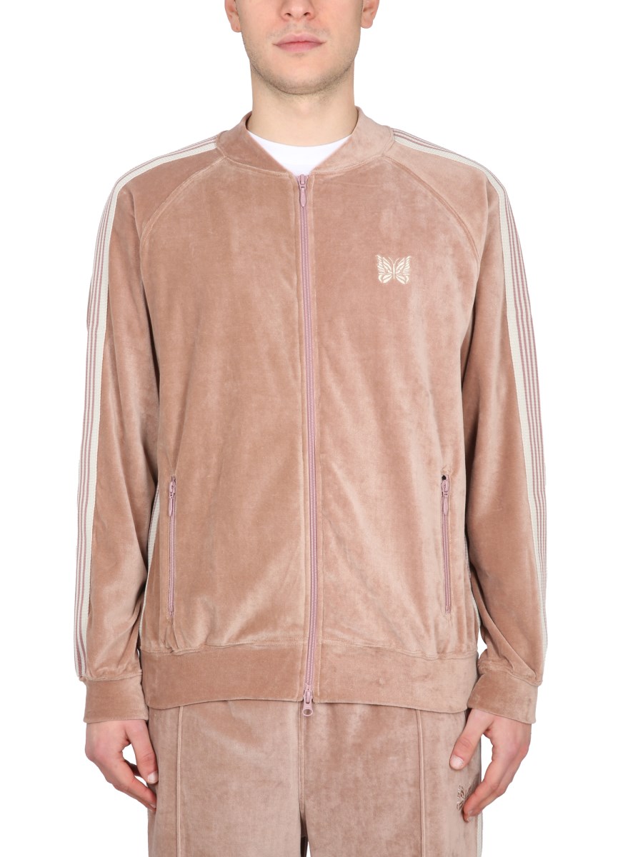 Needles rib collar outlet track jacket