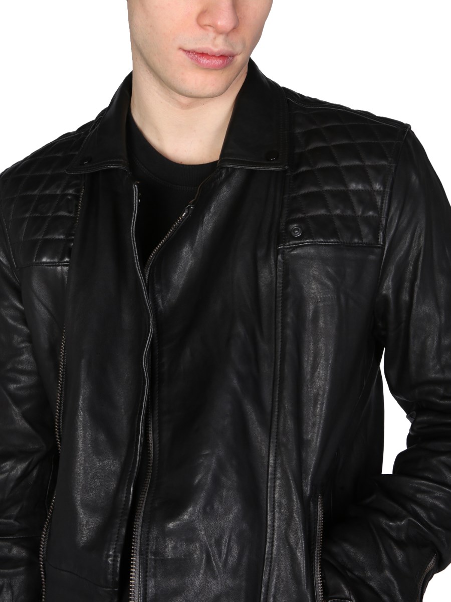 Allsaints taro 2024 leather jacket