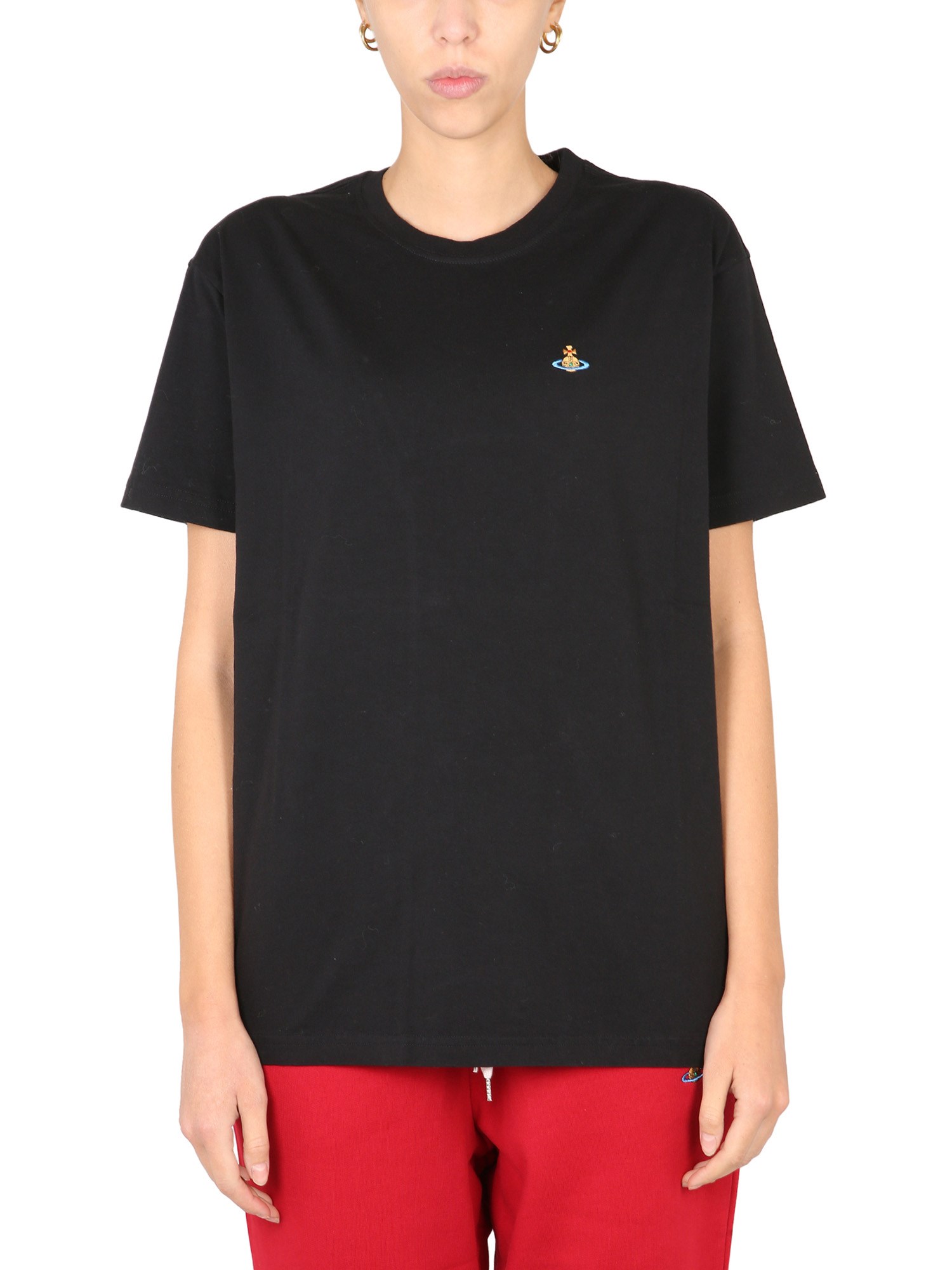 vivienne westwood orb t-shirt with logo