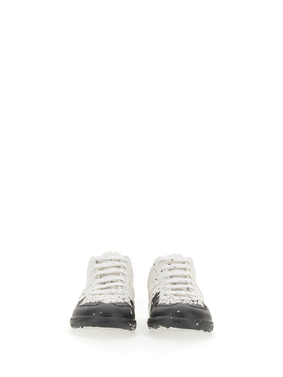 MAISON MARGIELA - REPLICA SNEAKER WITH PATENT LEATHER - Eleonora Bonucci