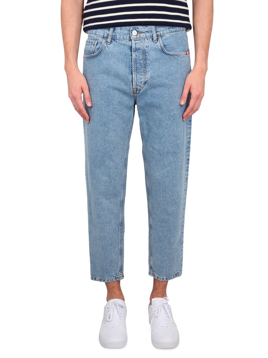 AMISH JEANS JEREMIAH IN DENIM DI COTONE