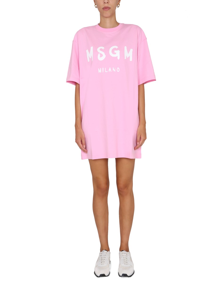 Msgm pink hot sale dress