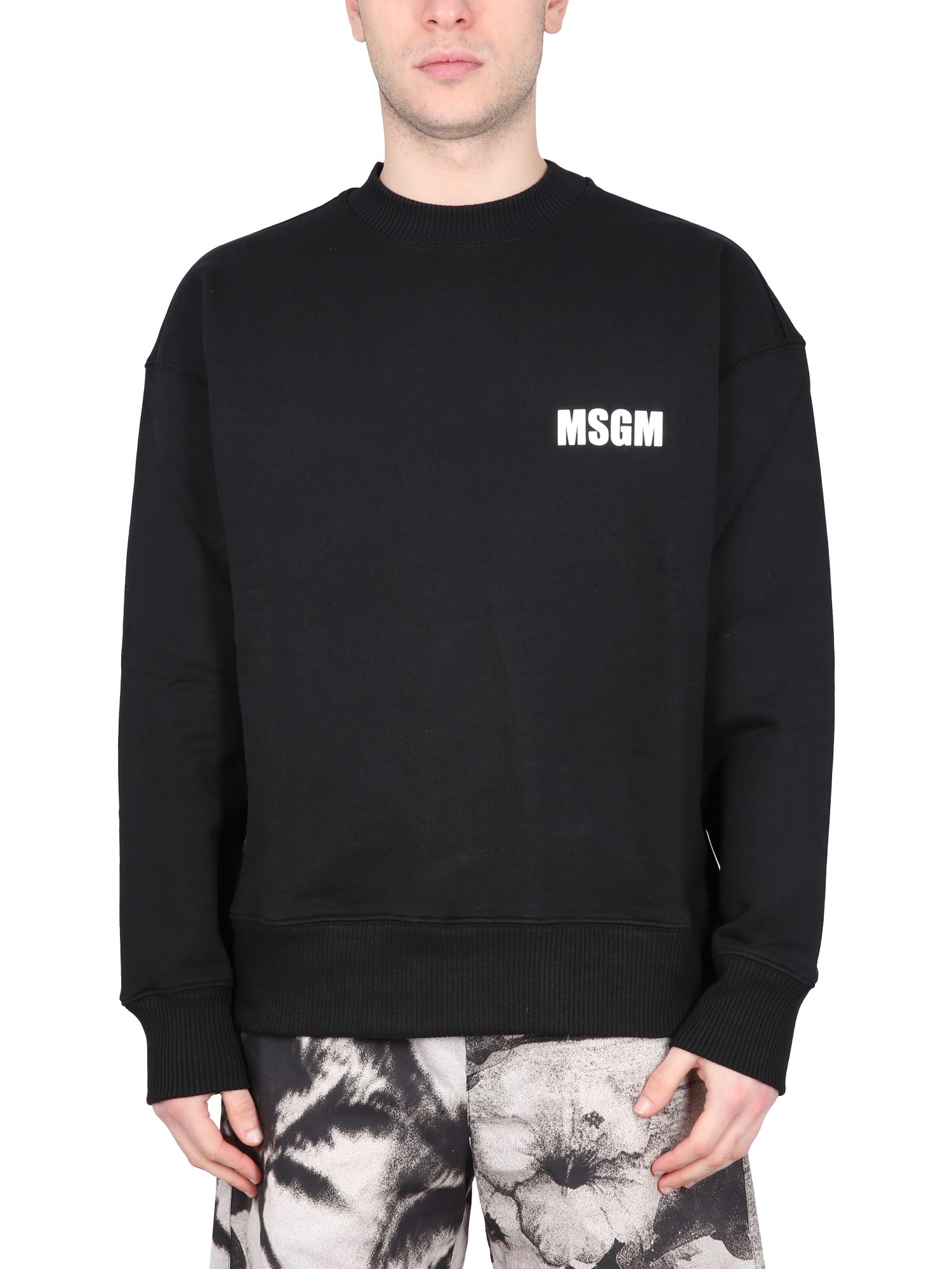 Msgm Sweatshirt Clothing In Black
