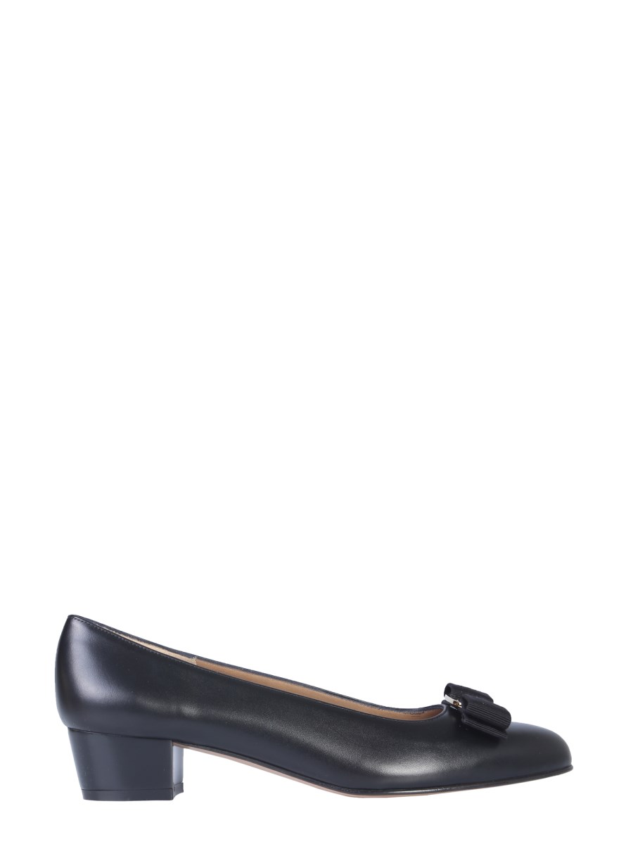 FERRAGAMO Vara Low Heel Pumps