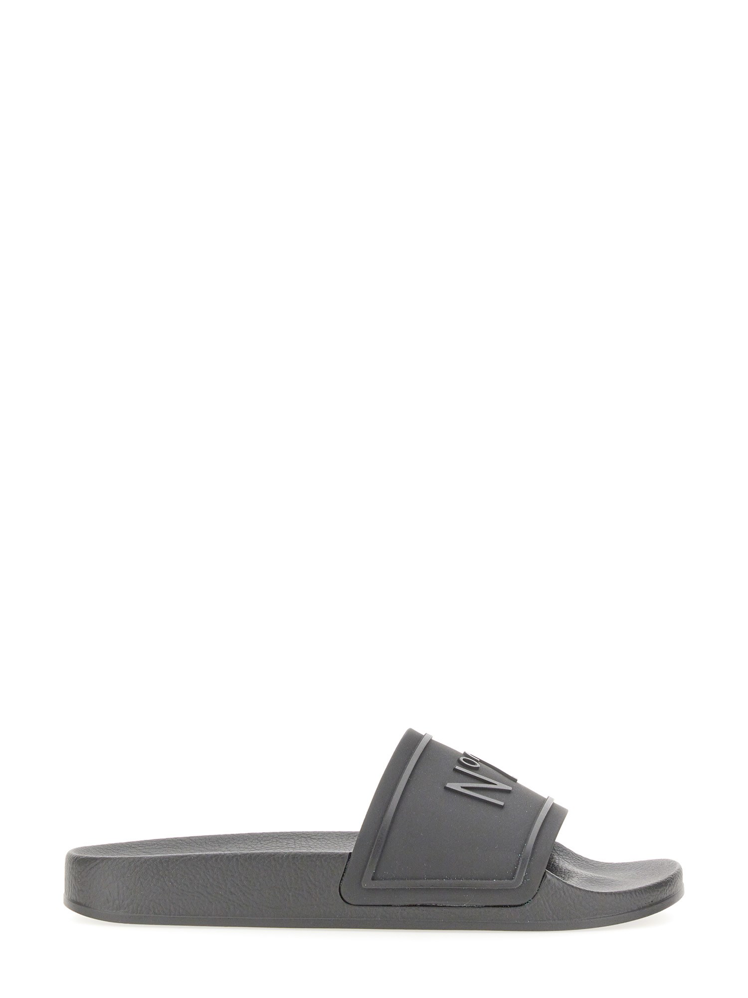 Shop N°21 Rubber Slide With Logo In Black