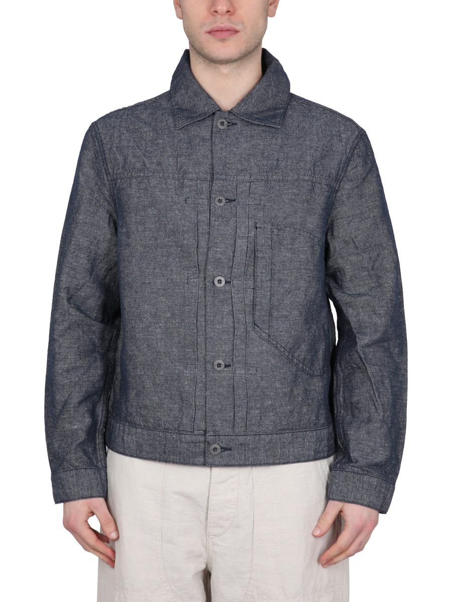 NIGEL CABOURN - JAPANESE TYPE 1 COTTON AND LINEN SHIRT - Eleonora