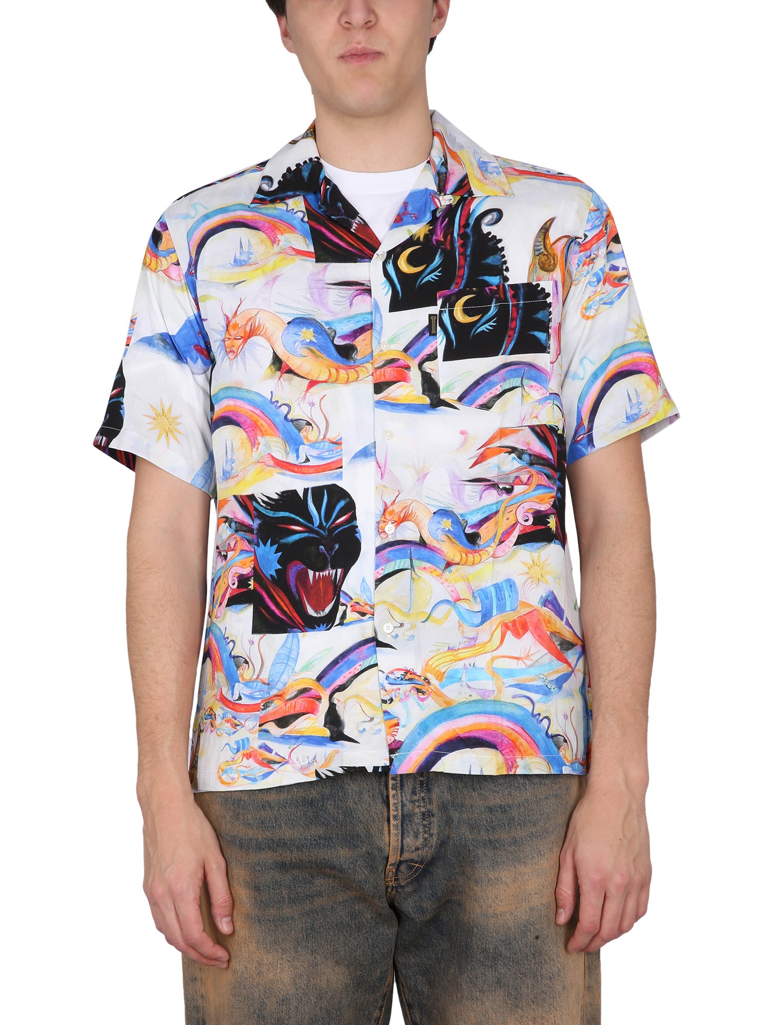 aries panthera hawaiian shirt