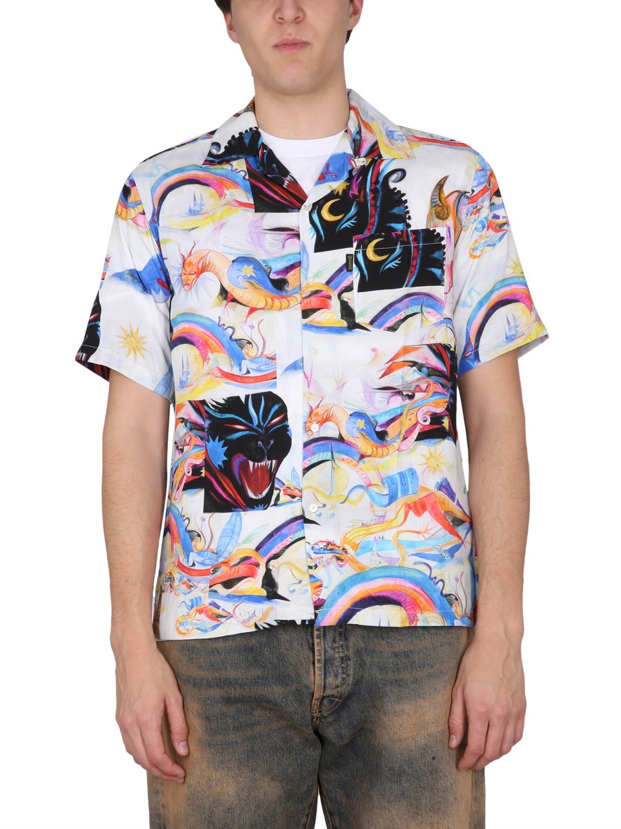 ARIES CAMICIA PANTHERA HAWAIIAN IN VISCOSA