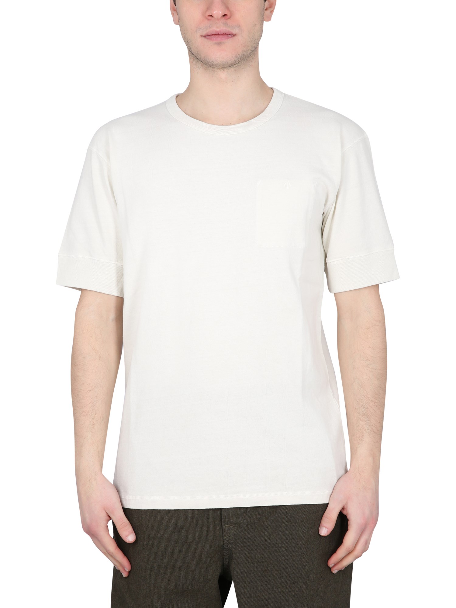 NIGEL CABOURN T-SHIRT WITH LOGO